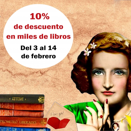 ¡Enamórate de los libros! Promoción 10% de dto en miles de libros del 4 al 14 de febrero en Uniliber.