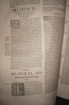 OBRAS DE SAN GREGORIO PAPA. SEGUNDA PARTE. 1551. EXTRAORDINARIA IMPRESION EN FOLIO MAYOR 