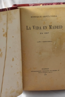 La vida en Madrid en 1887,