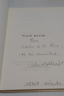 Plaza Mayor (firmado por el autor, primera edición)