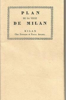 Plan De La Ville De Milan