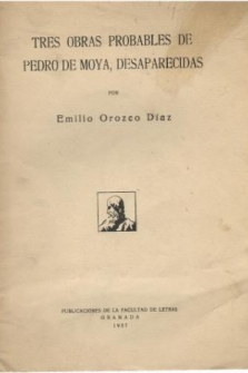 Cuatro obras de Emilio Orozco Díaz.