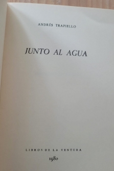 JUNTO AL AGUA  (LIBROS DE LA VENTURA 1980)