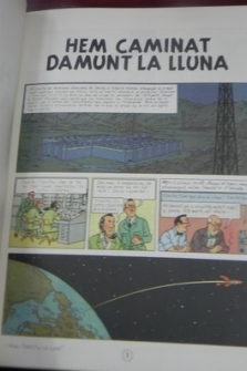 Les aventures de Tintin. Hem caminat damunt la Lluna. Juventud 1ª edició 1968