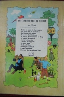 Les aventures de Tintin. Objectiu: la lluna. Editorial Juventud 1ª edició 1968