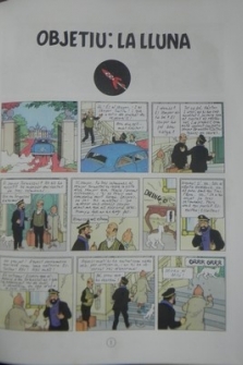 Les aventures de Tintin. Objectiu: la lluna. Editorial Juventud 1ª edició 1968