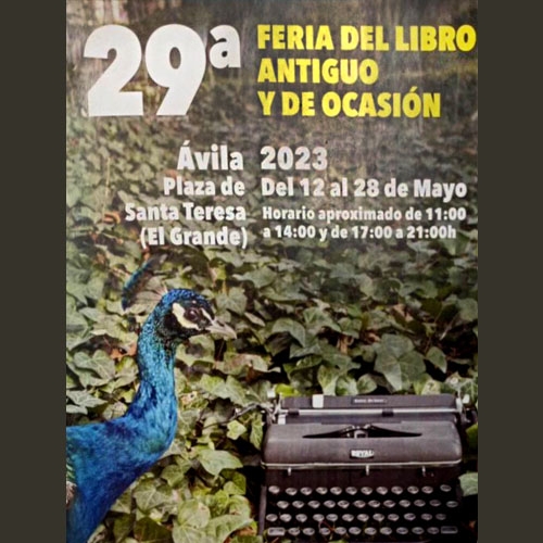 Feria del Libro Antiguo y de Ocasión de Ávila 2023